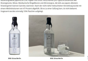Spirituosen-Journal: Zwei weitere JIN7 Japanese Craft Gins neu in Deutschland