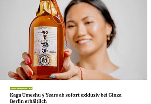About Drinks: Kaga Umeshu 5 Years ab sofort exklusiv bei Ginza Berlin erhältlich