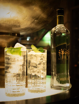 Der "Kyūri" - ein Shochu Cocktail von Benjamin Panek aus dem Hotel de Rome