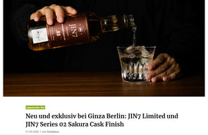 About Drinks: Neu und exklusiv bei Ginza Berlin: JIN7 Limited und JIN7 Series 02 Sakura Cask Finish