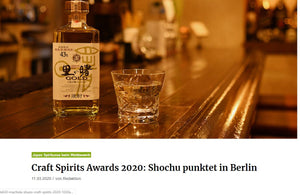 about-drinks - Craft Spirits Awards 2020: Shochu punktet in Berlin