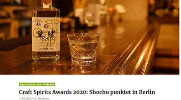 about-drinks - Craft Spirits Awards 2020: Shochu punktet in Berlin
