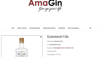 AmaGin - Review zum Yomeishu Craft Gin Kanomori