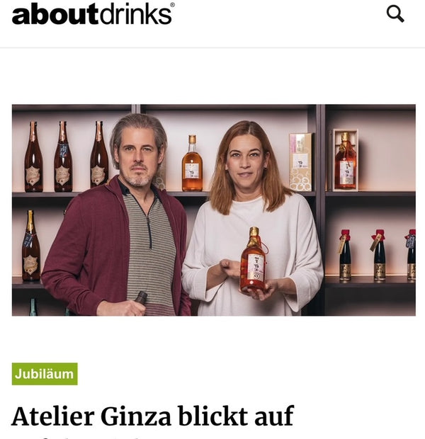 about drinks: Atelier Ginza blickt auf erfolgreiches erstes Geschäftsjahr zurück