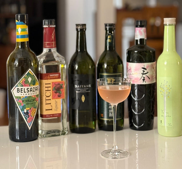It's a lot but hot - Cocktail mit Sake Kasu- und Imo-Shochu