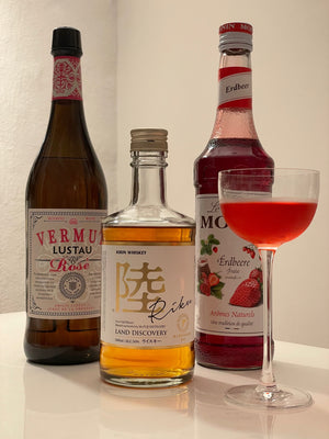 Strawberry Discovery - fruchtiger Cocktail mit unserem neuen Kirin Whisky