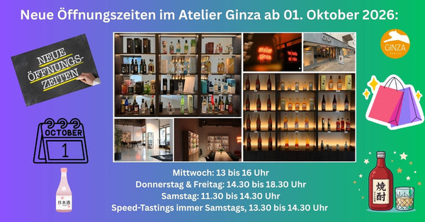 Extended Hours at Atelier Ginza Starting October 1, 2026
