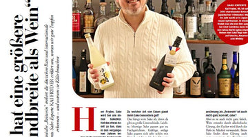Sake ist sexy: Unser CEO zum Thema Sake in der Februar-Ausgabe des Playboy