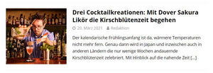 Spirituosen-Journal - Drei Cocktailkreationen: Mit Dover Sakura Likör die Kirschblütenzeit begehen