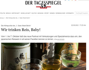 Tagesspiegel - Wir trinken Reis, Baby!
