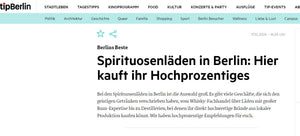 tip Berlin - Spirituosenläden in Berlin: Hier kauft ihr Hochprozentiges