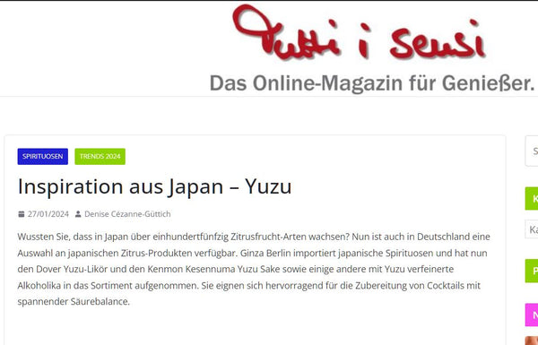 Tutti e sensi: Inspiration aus Japan - Yuzu