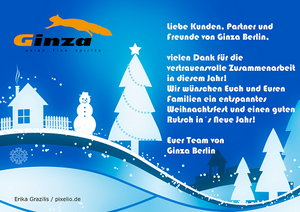 Frohe Weihnachten und einen guten Rutsch ins neue Jahr!