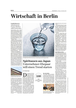 Tagesspiegel Wirtschaft in Berlin - Spirituosen aus Japan
