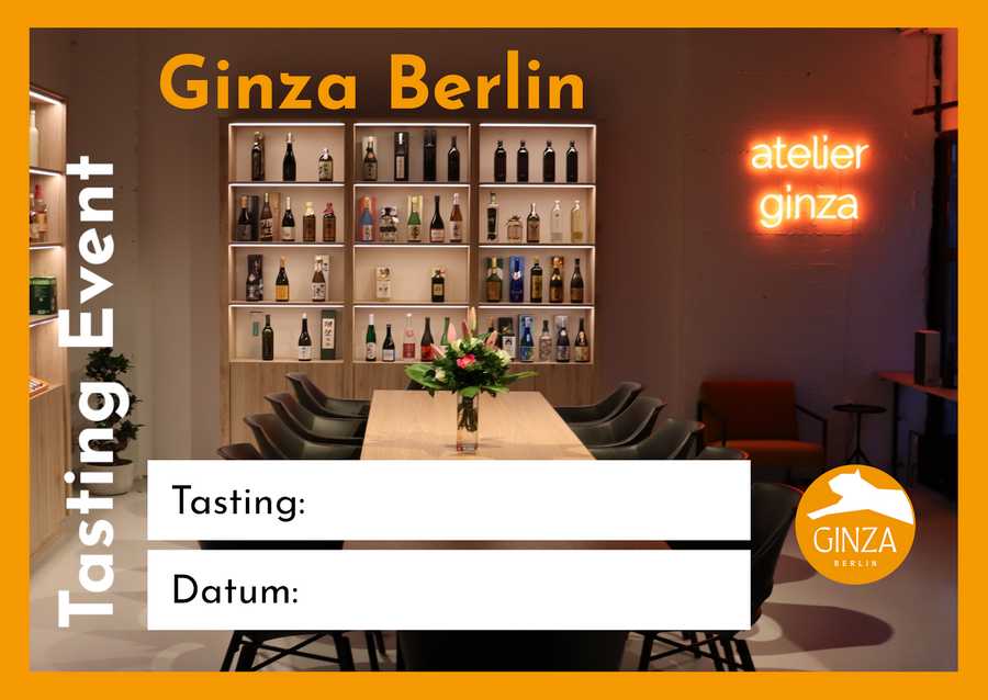 Gift voucher for a tasting at Ginza Berlin